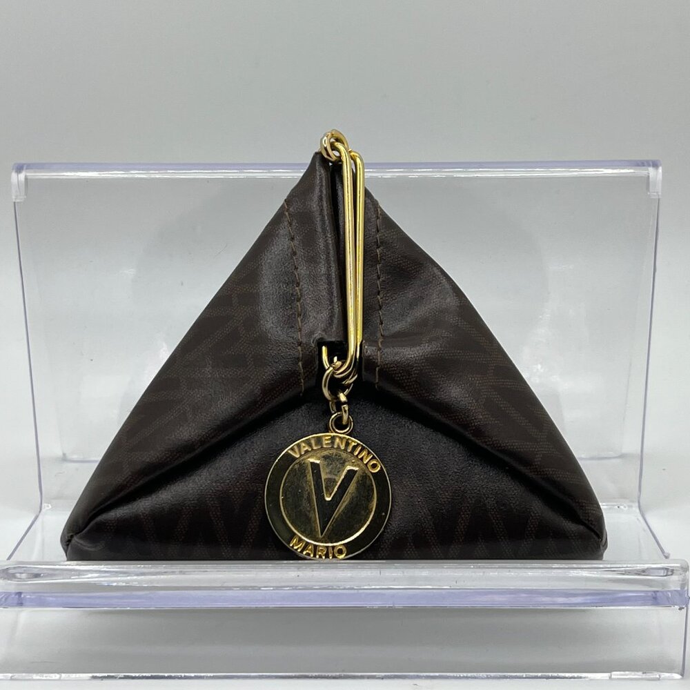 Mario Valentino Monogram Triangle Coin Purse